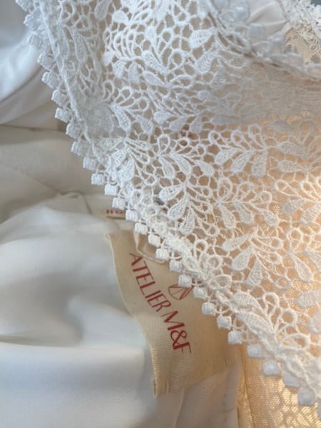 dentelle idéale pour robe de mariée