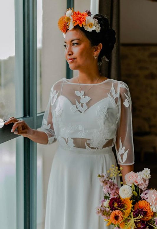 Robe de mariée semi mesure les Herbiers Vendée