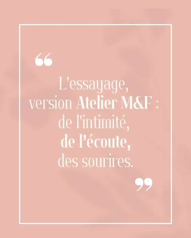 Parce que trouver "La" robe est une étape précieuse, nous prenons le temps avec vous, on écoute vos complexes, vos doutes, et vos envies.
À l'Atelier M&F, vous êtes au centre de notre attention pour que vous sentir la plus WHAOU le jour J.Prête à vivre l'expérience ? Prenez rendez-vous en DM. 💌Marie & Fanny
ATELIER M&F
85500 LES HERBIERS#AtelierMF #EssayagesMariée #BoutiqueMariage